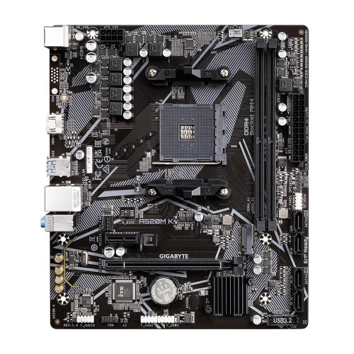 Płyta główna Gigabyte A520M K, chipset AMD A520, gniazdo AM4, 2xDDR4, format mATX-16984068