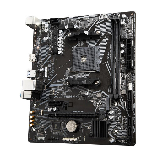 Płyta główna Gigabyte A520M K, chipset AMD A520, gniazdo AM4, 2xDDR4, format mATX-16984070