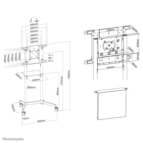 Zestaw TV Floor Stand 37-70