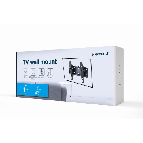 GEMBIRD UCHWYT ŚCIENNY REGULOWANY LCD 23-42 VESA MAX 200 X 200MM, DO 30KG-16995148