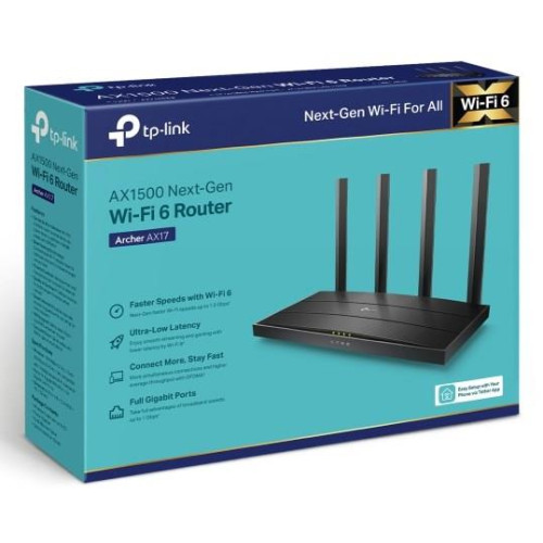 TP-LINK | Router Wi-Fi 6 AX1500-17050223