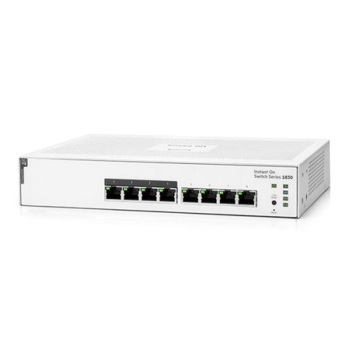 Aruba Instant On 1830 8G 4p Class4 PoE 65W Zarządzany L2 Gigabit Ethernet (10/100/1000) Obsługa PoE 1U