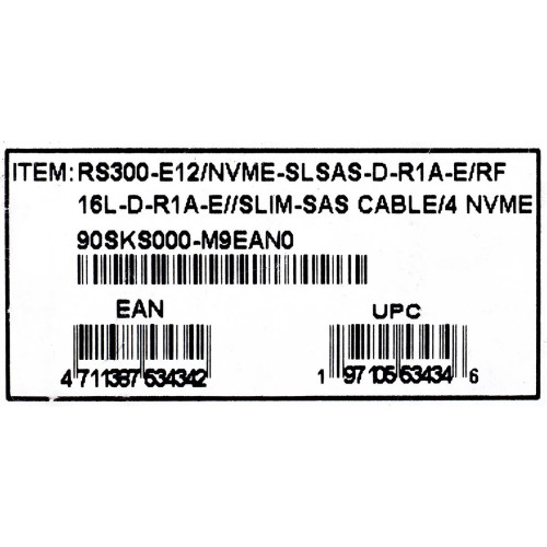 Kable do platf. Asus RS300-E12/NVMe-SLSAS-D-R1A-E-17062487