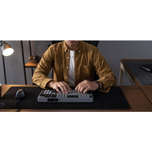 Klawiatura gamingowa COOLER MASTER MK770, Kailh Box V2, przewodowa USB/bezprzewodowa, CZ, gwiezdna szarość-17064816
