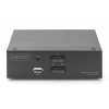 Przełącznik KVM, 2 portowy, 4K 60Hz, 2xDisplayPort IN, 1xDisplayPort OUT, 2xUSB, 2xAudio IN&OUT-17121647