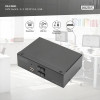 Przełącznik KVM, 2 portowy, 4K 60Hz, 2xDisplayPort IN, 1xDisplayPort OUT, 2xUSB, 2xAudio IN&OUT-17121651