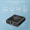 Rozdzielacz Splitter Ethernet mini SWITCH 1x3 RJ45 | 1000Mb/s | USB-C | Aluminium-17122055