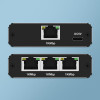 Rozdzielacz Splitter Ethernet mini SWITCH 1x3 RJ45 | 1000Mb/s | USB-C | Aluminium-17122064