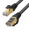 Patchcord CAT.7 SSTP 10M (8P8C) RJ45; płaski; C1897BK-10M-17122595