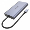 HUB USB-C 2x USB 3.1, HDMI 2.0, DP 1.4, RJ45, SD, PD 100W; D1056A-17122652