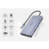 HUB USB-C 2x USB 3.1, HDMI 2.0, DP 1.4, RJ45, SD, PD 100W; D1056A-17122653
