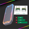 Obudowa dysku SSD M.2 NVMe/SATA 10Gbps, RGB; S1210B-17122765