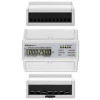 Trójfazowy dwukierunkowy elektroniczny licznik | miernik zużycia energii na szynę DIN | 400V | 100A | LCD | 4P-171234