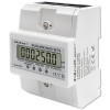 Trójfazowy elektroniczny licznik | miernik zużycia energii na szynę DIN | 400V | 100A | LCD | 4P
