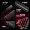 Obudowa SSD M.2 AXAGON EEM2-GAM, USB-C 10Gbps - NVMe & SATA SSD GAME M.2 box, bez skrótów-17136592