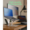 Podstawka pod laptopa ICY BOX IB-NH300 Srebrny Aluminium Silikon 43.2 cm (17