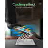 Podstawka pod laptopa ICY BOX IB-NH300 Srebrny Aluminium Silikon 43.2 cm (17