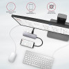 Axagon HMC-5 stacja dokująca Przewodowa USB 3.2 Gen 1 (3.1 Gen 1) Type-C Szary-17146835