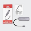 Axagon HMC-5 stacja dokująca Przewodowa USB 3.2 Gen 1 (3.1 Gen 1) Type-C Szary-17146837