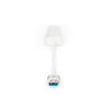 HUB 3-portowy USB 3.0 SuperSpeed z LANGigabit LAN adapter, aluminium-17158943