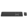 Logitech MK950 Signature for Business klawiatura Dołączona myszka Biuro RF Wireless + Bluetooth QWERTZ Niemiecki Grafi