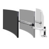 Ergotron LX DESK MOUNT LCD ARM POLISHED/32IN BLACK/WHITE VESA MIS-D-17174410