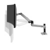 Ergotron LX DESK MOUNT LCD ARM POLISHED/32IN BLACK/WHITE VESA MIS-D-17174411