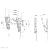 Neomounts NM-W125BLACK uchwyt do telewizorów 101,6 cm (40