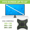 Techly ICA-LCD 316S uchwyt / stojak do monitorów 109,2 cm (43