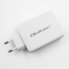 Qoltec Ładowarka sieciowa 100W GaN | 5-20V | 1.5-5A | 2 x USB-C PD | 1 x USB QC 3.0 | Biała-17195275