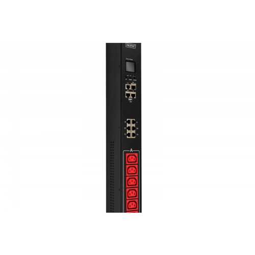Listwa zasilająca SMART PDU, wtyk IEC 60309 32A/400V, gniazda 18xC13 10A/250V, 6xC19 16A/250V,32A-17120548