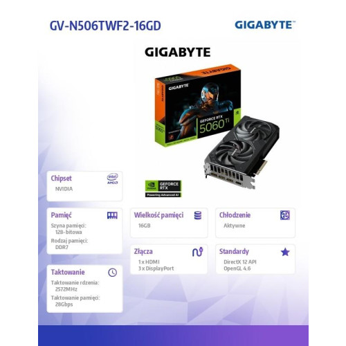 Karta graficzna GV-N506TWF2-16GD-17122203