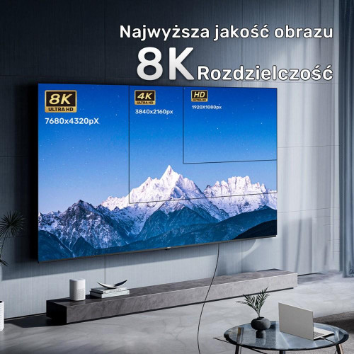 Kabel 0ptyczny HDMI 2.1 AOC 8K 120Hz 15m; C11085GY01-15M-17122339