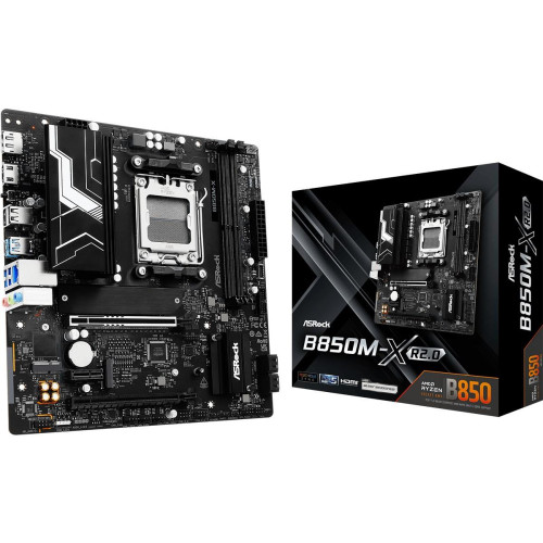 Płyta główna B850M-X R2.0 AM5 2DDR5 M.2 USBC mATX