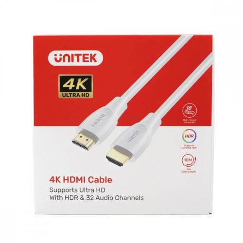 Kabel HDMI 2.0 4K 60Hz; 1m; biały; C11090AWH03-2M-17122571