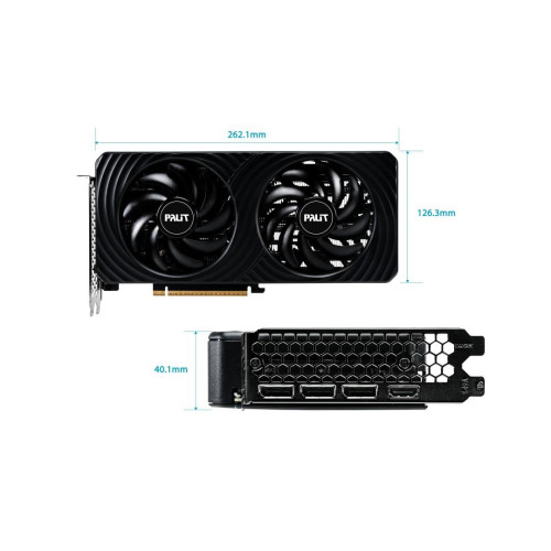 Karta graficzna GeForce RTX 5060 TI DUAL 8GB GDDR7 128bit 3DP/HDMI-17122631