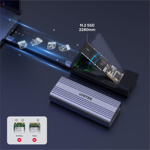 Obudowa dysku M.2 SSD PCIe/NVMe 40Gbps USB 4; S1226A-17122758