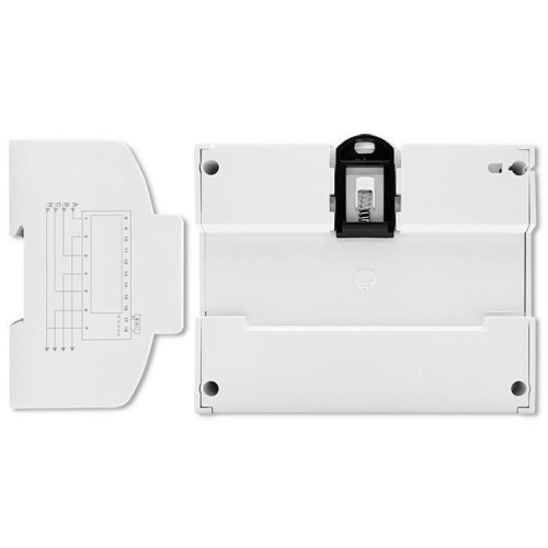 Trójfazowy dwukierunkowy elektroniczny licznik | miernik zużycia energii na szynę DIN | 400V | 100A | LCD | 4P-171234