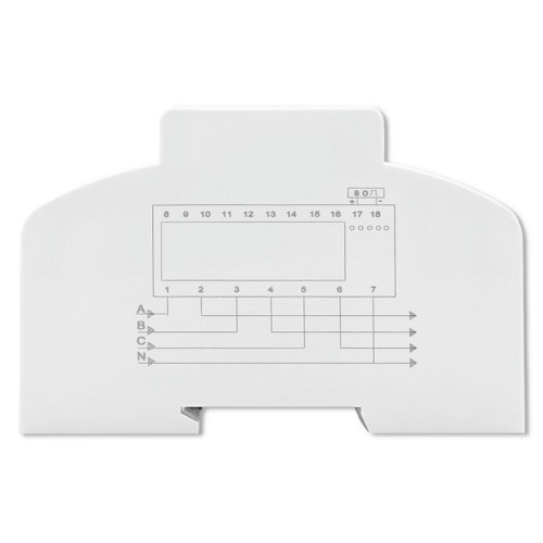 Trójfazowy dwukierunkowy elektroniczny licznik | miernik zużycia energii na szynę DIN | 400V | 100A | LCD | 4P-171234