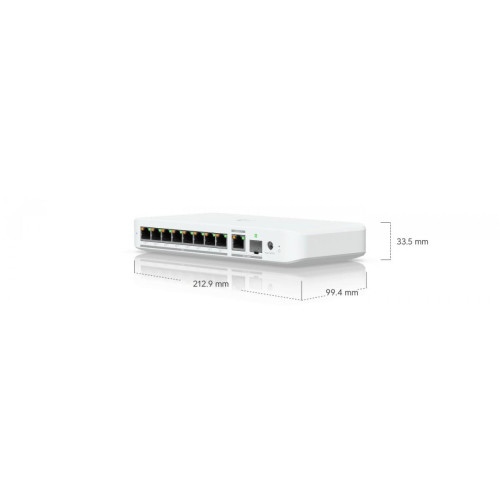 Przełącznik UniFi Switch 8 PoE USW-Flex-2.5G-8-PoE-17123502