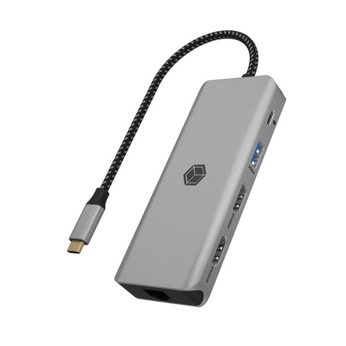 Stacja dokująca ICY BOX 9-w-1 przenośna USB 3.2 Gen 1 Type-C sprzedaż detaliczna