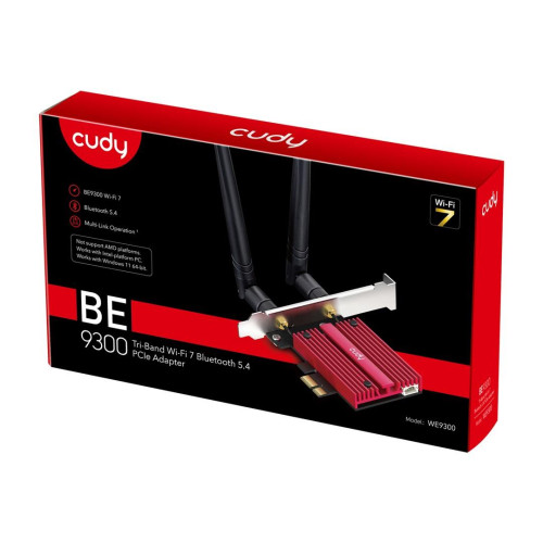 Karta sieciowa Cudy WE9300 WiFi 7 BE9400 BT 5.4 PCI-E-17144628