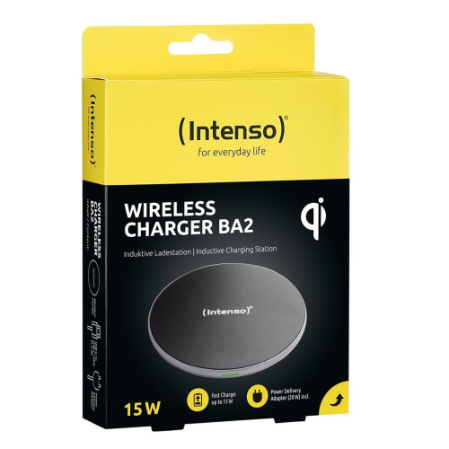 Intenso BA2 Smartfon Czarny, Srebrny USB Bezprzewodowe ładowanie Szybkie ładowanie Wewnętrzna-17145234