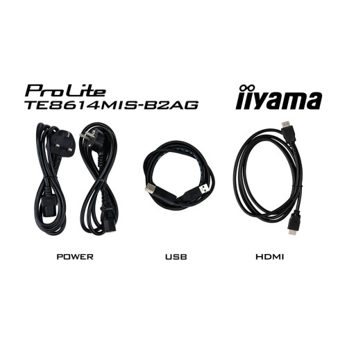 iiyama PROLITE TE8614MIS-B2AG Płaski panel Digital Signage 2,18 m (86