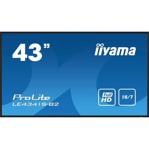 Monitor iiyama ProLite LE4341S-B2 - 43-calowy płaski ekran - 108 cm