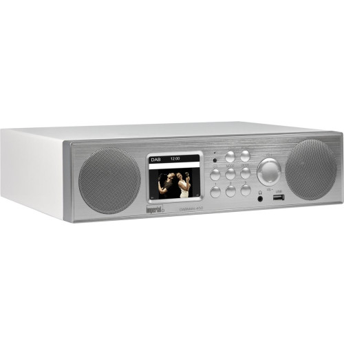Radio Imperial DABMAN i450 DAB+/FM srebrzysta biel