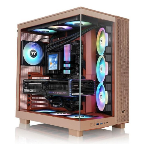 Obudowa mini wieża ATX Thermaltake View 380 XL TG ARGB Piasek żwirowy