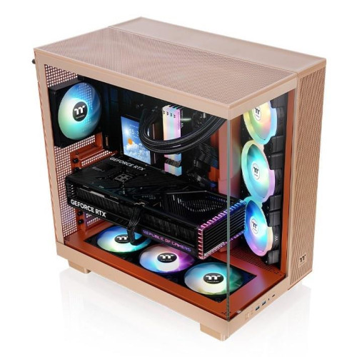 Obudowa mini wieża ATX Thermaltake View 380 XL TG ARGB Piasek żwirowy-17155519