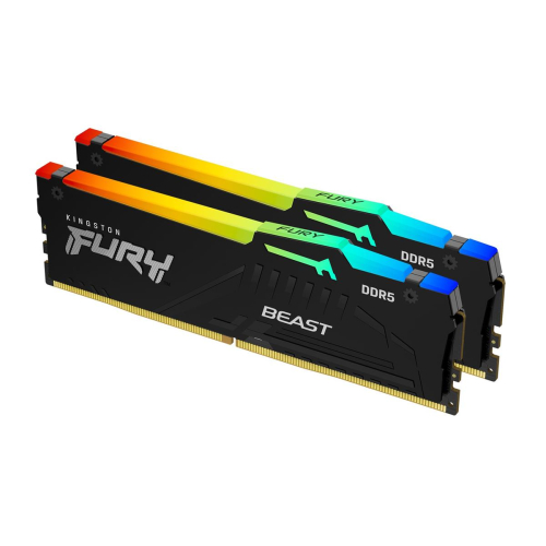 KINGSTON DDR5 64GB 5600MT/s CL40 DIMM KITx2 FURY Beast RGB
