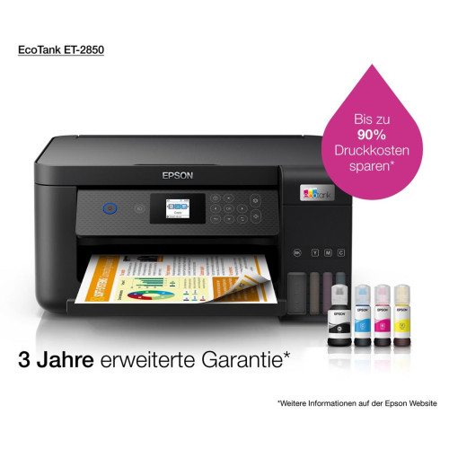 Drukarka Epson EcoTank ET-2850 3w1-Tintenstrahl A4 WiFi/WLan Duplex-17158729